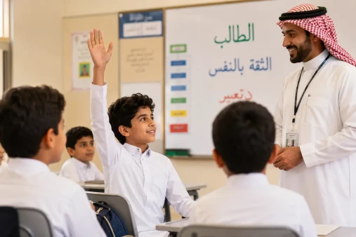 هل المدرسة تساعد الطفل على التعبير أم الصمت؟