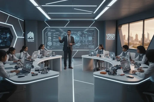 منهج الذكاء الاصطناعي الجديد في المدارس السعودية 2026