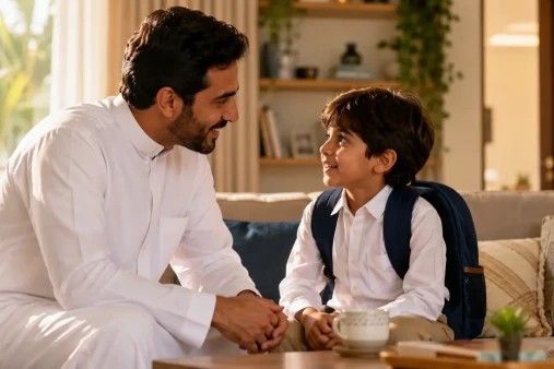 كيف تقيّم يوم طفلك الدراسي من حديثه فقط؟